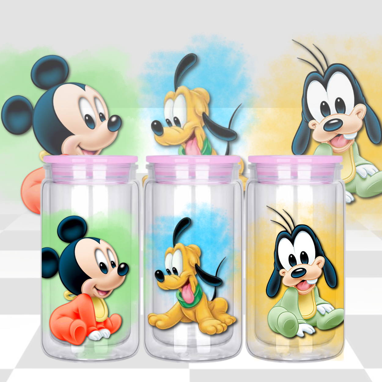 Inspired Baby Mickie | Modern Graphic Cup Design | PNG Download