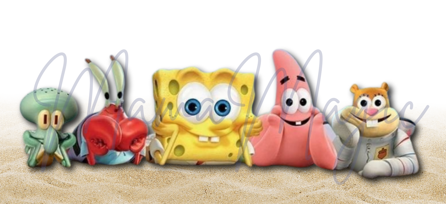 Sponge Bob Inspired 16oz Libby Cup Wrap | Digital Download | PNG