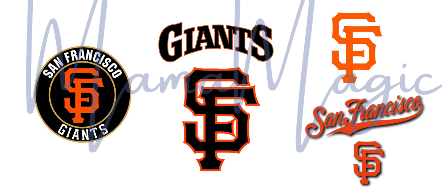 Giants Inspired 16oz Libby Cup Wrap | Digital Download | PNG