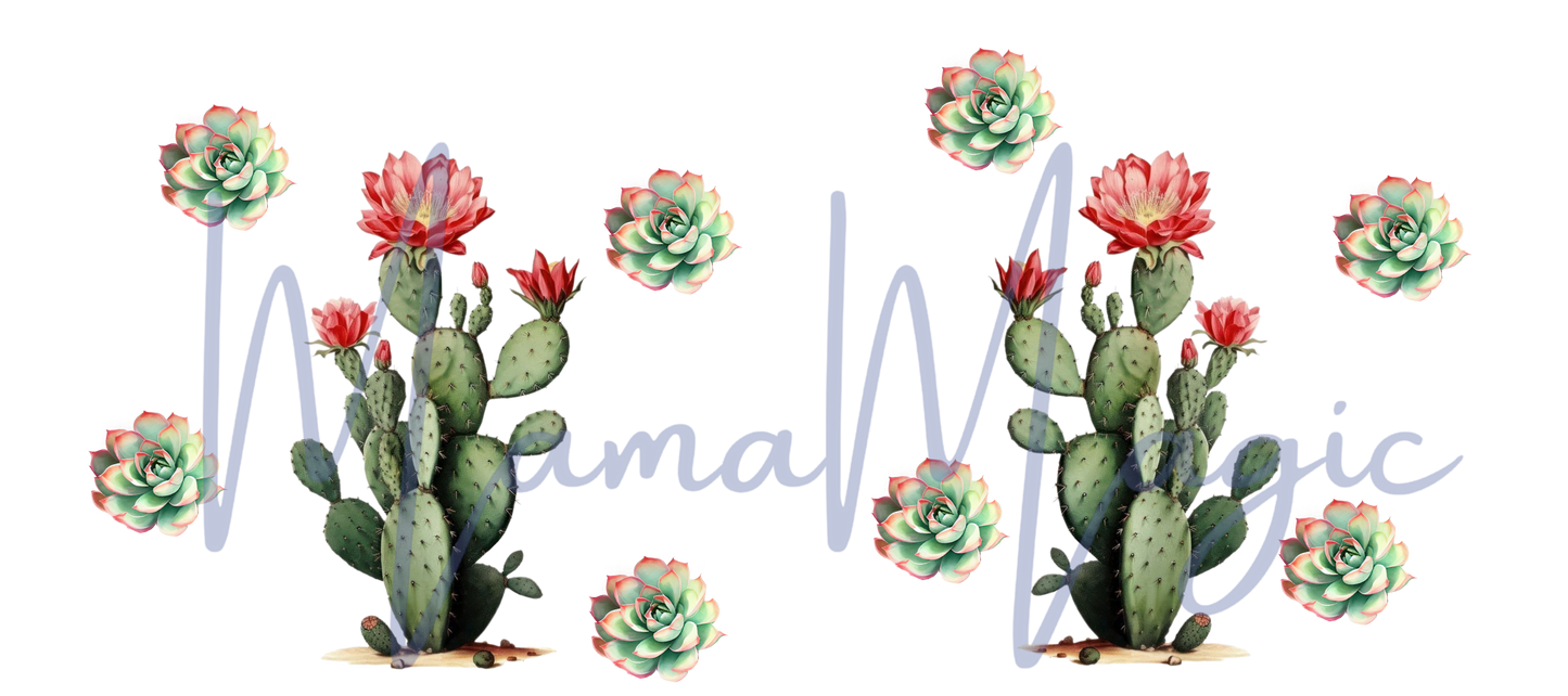 Cactus 16oz Libby Cup Wrap | Digital Download | PNG