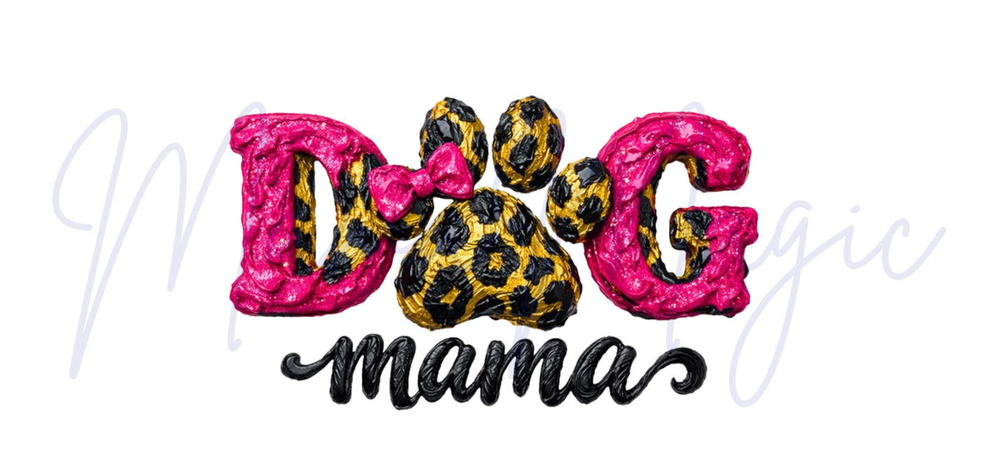 Dog Mama | Modern Graphic Cup Design | PNG Download