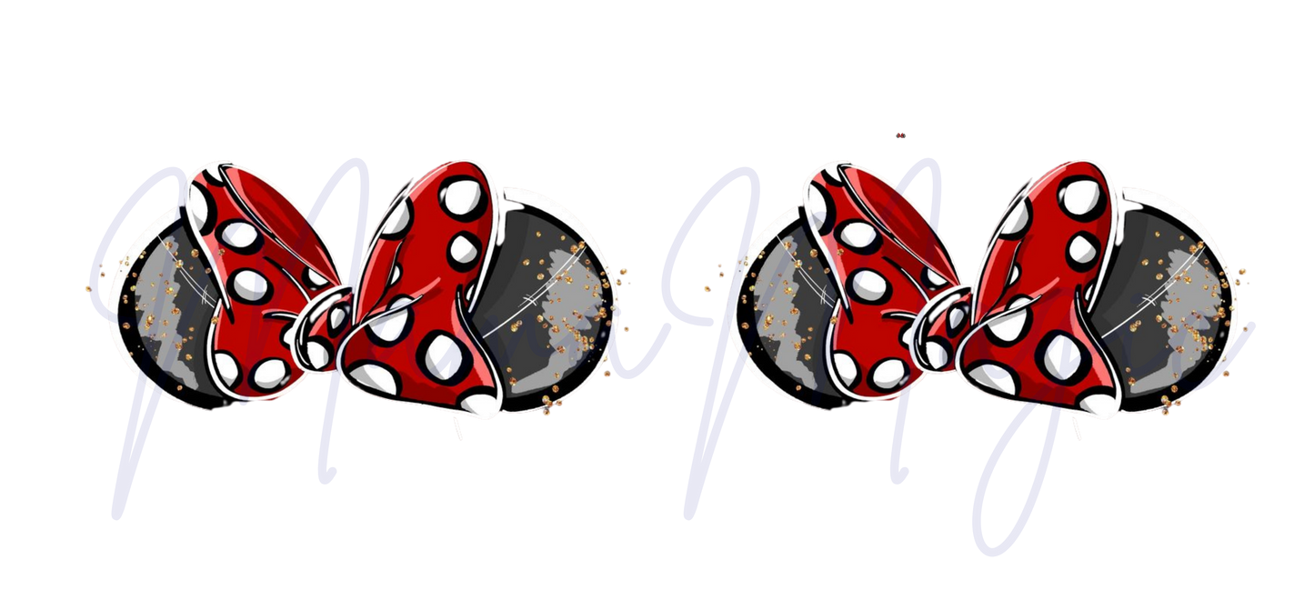 Minnie Ears Inspired | Modern Graphic Cup Design | PNG Download