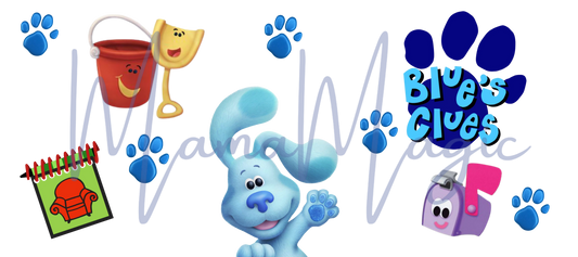 Blue Puppy Inspired 16oz Libby Cup Wrap | Digital Download | PNG