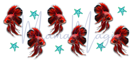 Beta Fish 16oz Libby Cup Wrap | Digital Download | PNG