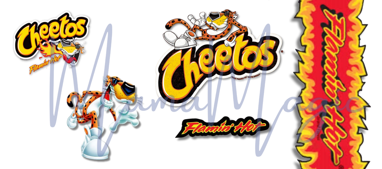 Flaming Hot Cheetos 16oz Libby Cup Wrap | Digital Download | PNG