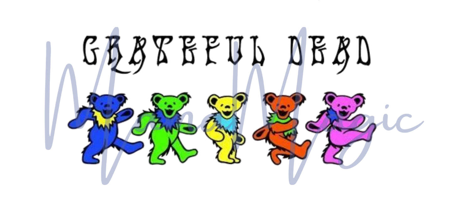Tye Dye Bears 16oz Libby Cup Wrap | Digital Download | PNG