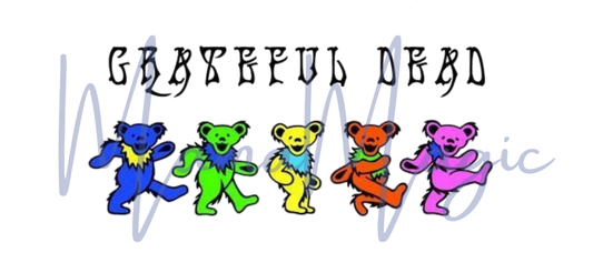 Tye Dye Bears 16oz Libby Cup Wrap | Digital Download | PNG