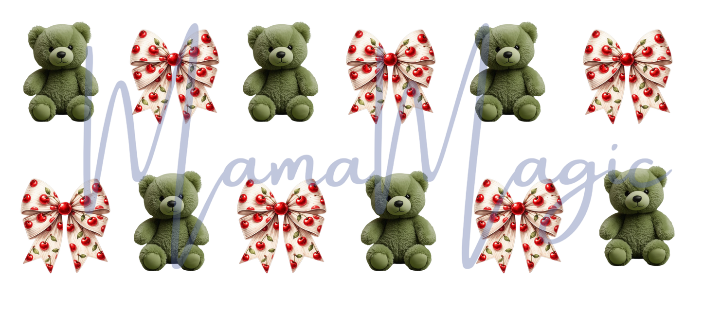 Green Bears 16oz Libby Cup Wrap | Digital Download | PNG