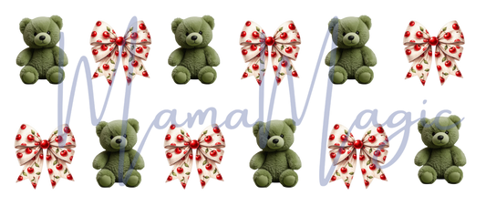 Green Bears 16oz Libby Cup Wrap | Digital Download | PNG
