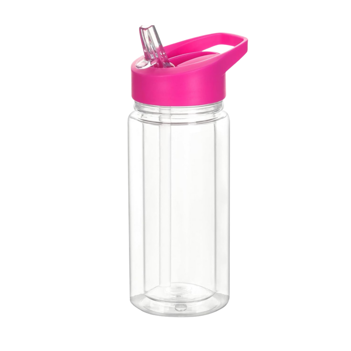 10oz Kids Acrylic Snow Globe Water Bottle with Colored Lid