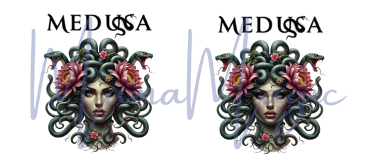 Medusa Goddess 16oz Libby Snow Globe Tumbler Digital Wrap PNG