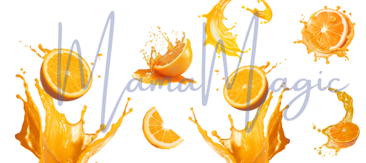 Oranges 16oz Libby Cup Wrap | Digital Download | PNG