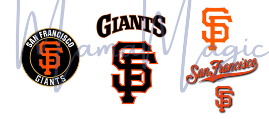 Giants Inspired 16oz Libby Cup Wrap | Digital Download | PNG