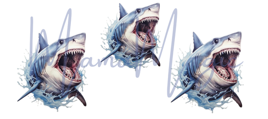 Shark 16oz Libby Cup Wrap | Digital Download | PNG