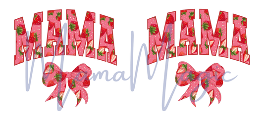 Strawberry Mama 16oz Libby Cup Wrap | Digital Download | PNG