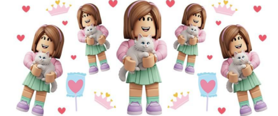 Roblox Girly | Original Digital Design | 16oz Libby Cup PNG | Digital Download