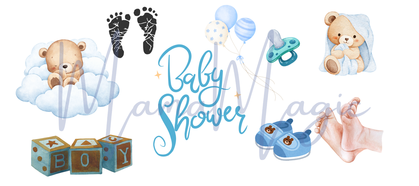 Baby Boy 16oz Libby Cup Wrap | Digital Download | PNG