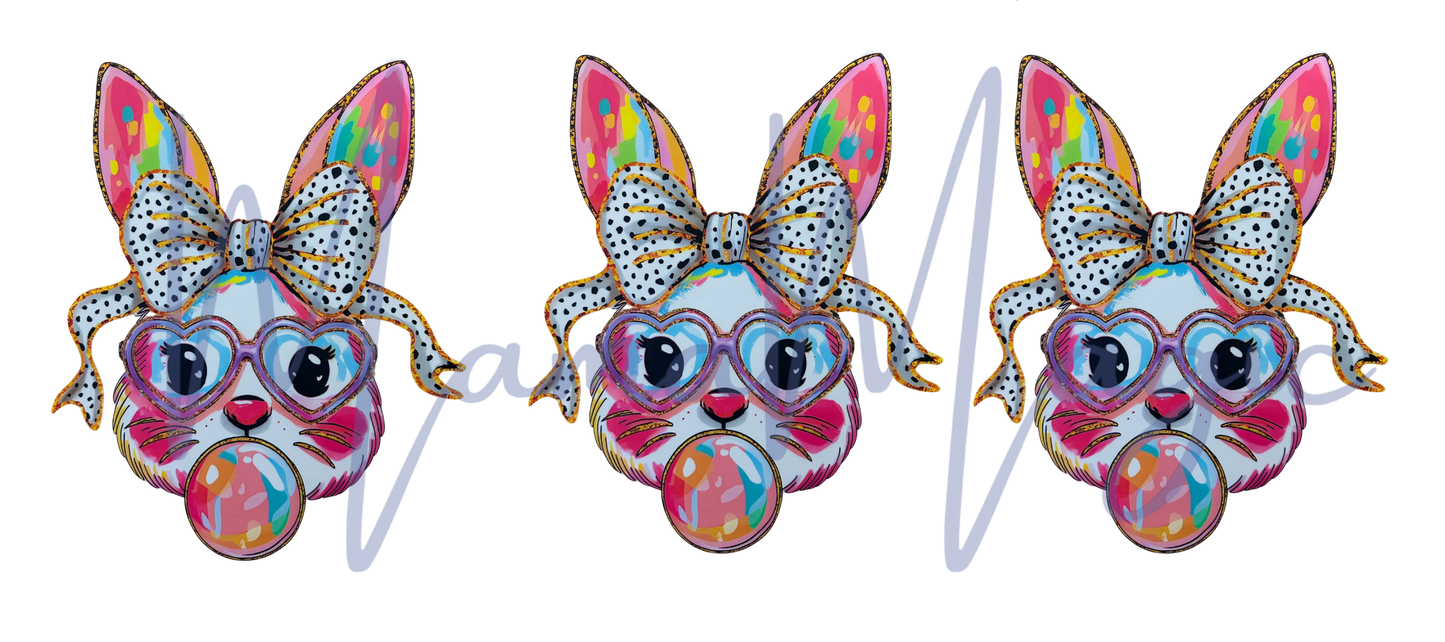 Colorful Bunny 16oz Libby Cup Wrap | Digital Download | PNG