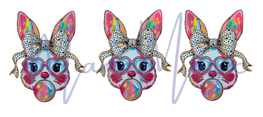 Colorful Bunny 16oz Libby Cup Wrap | Digital Download | PNG