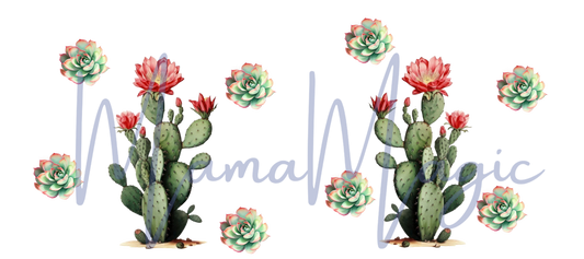 Cactus 16oz Libby Cup Wrap | Digital Download | PNG