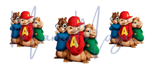 Chipmunks 16oz Libby Cup Wrap | Digital Download | PNG