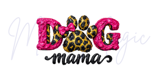 Dog Mama | Modern Graphic Cup Design | PNG Download