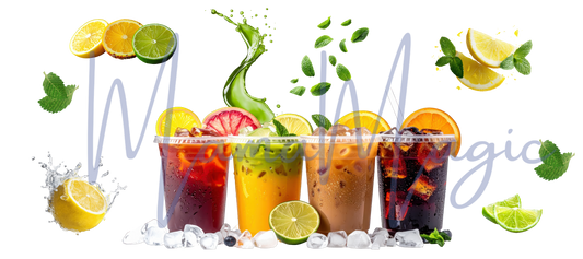 Cocktails 16oz Libby Cup Wrap | Digital Download | PNG
