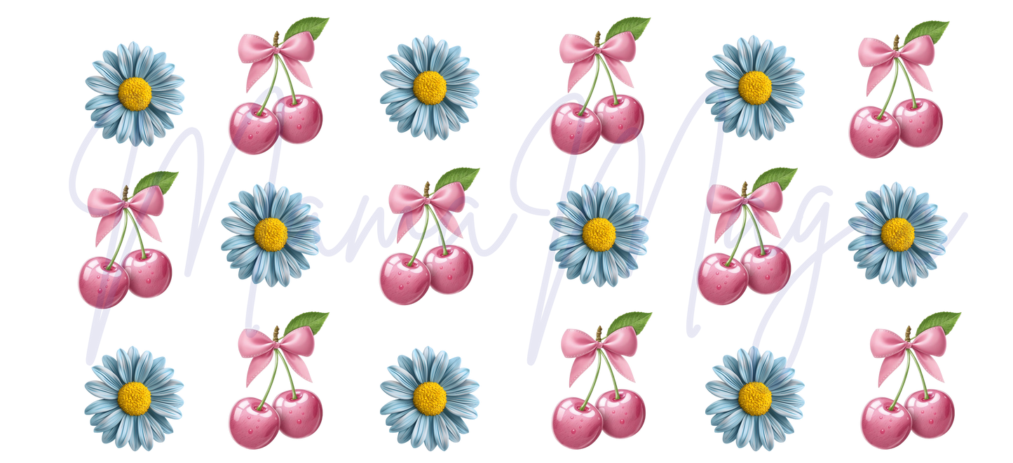 Flower Wrap| Modern Graphic Cup Design | PNG Download