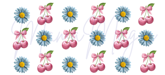 Flower Wrap| Modern Graphic Cup Design | PNG Download