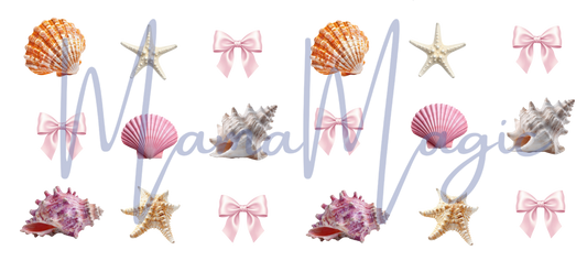 Seashell 16oz Libby Cup Wrap | Digital Download | PNG