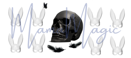 Dark Skulls  | Original Digital Design | 16oz Libby Cup PNG | Digital Download