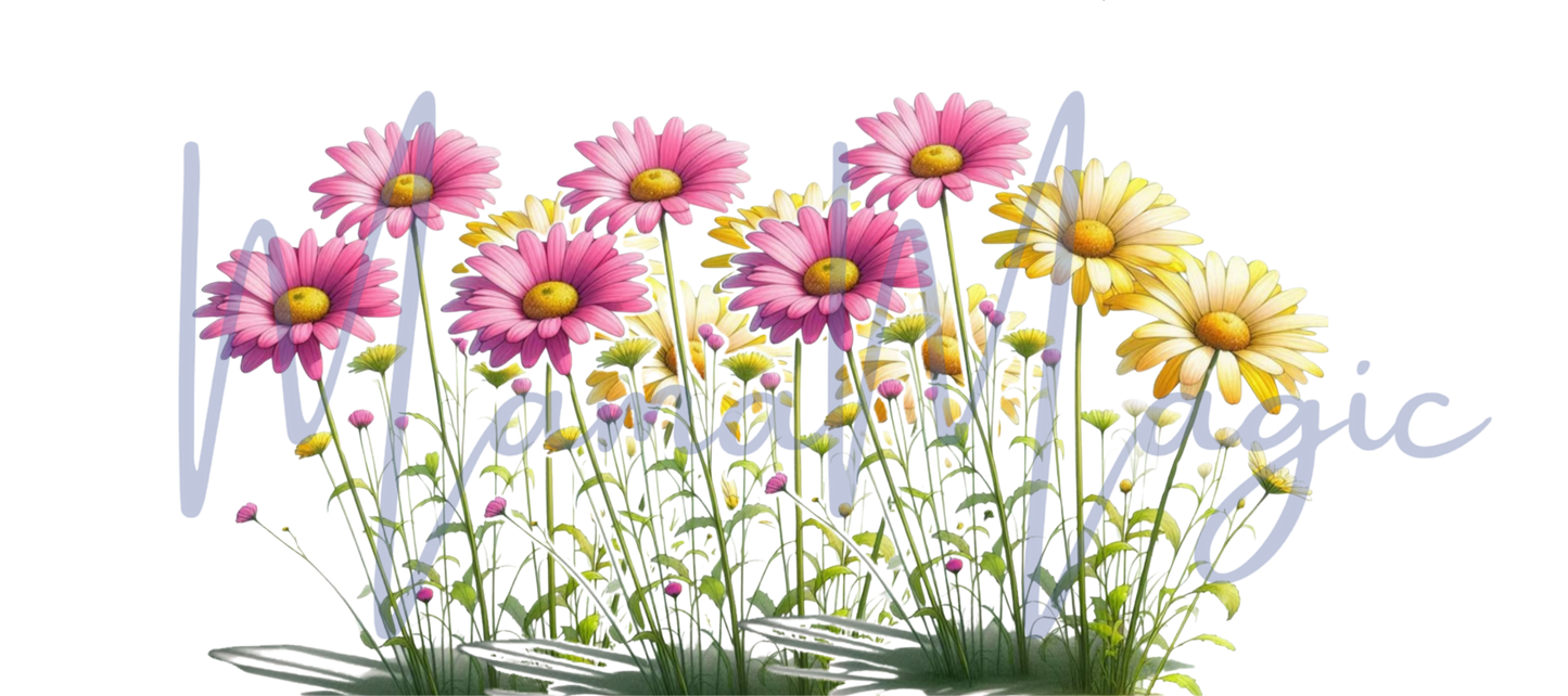 Spring Flowers 16oz Libby Cup Wrap | Digital Download | PNG
