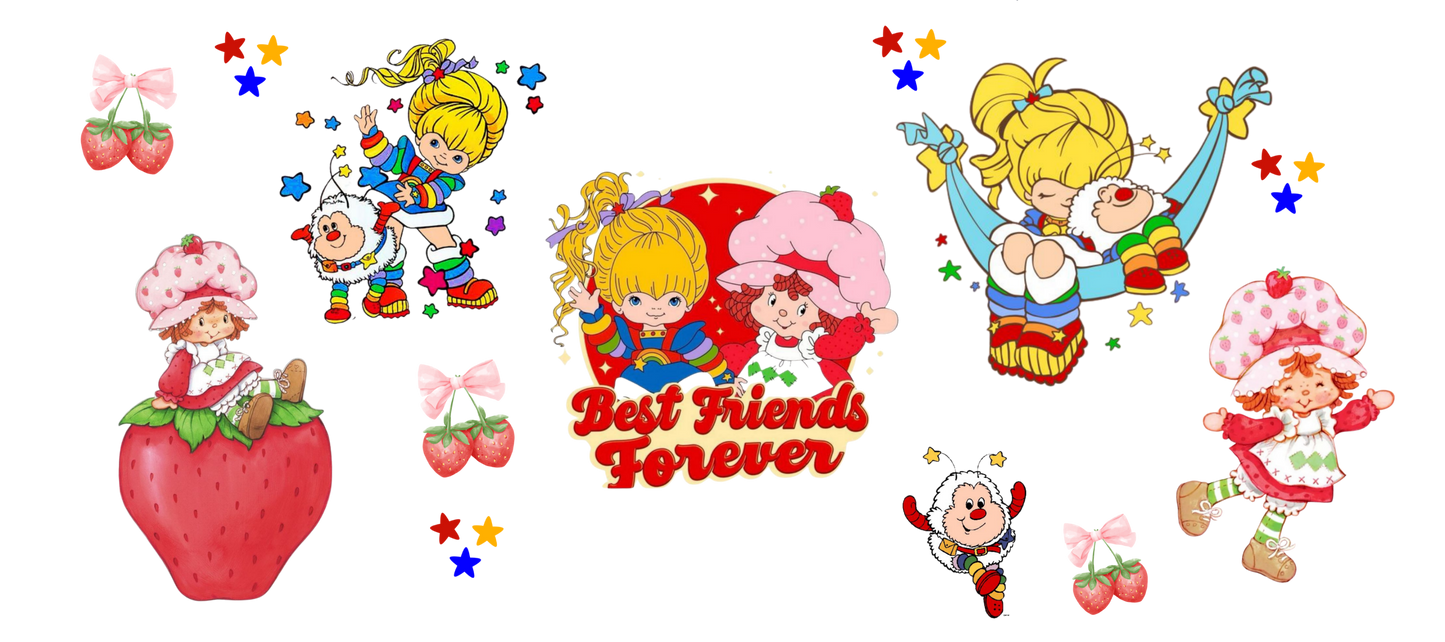 Shortcake and Friends 16oz Libby Cup Wrap | Digital Download | PNG