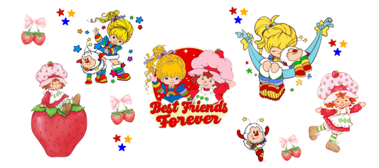 Shortcake and Friends 16oz Libby Cup Wrap | Digital Download | PNG